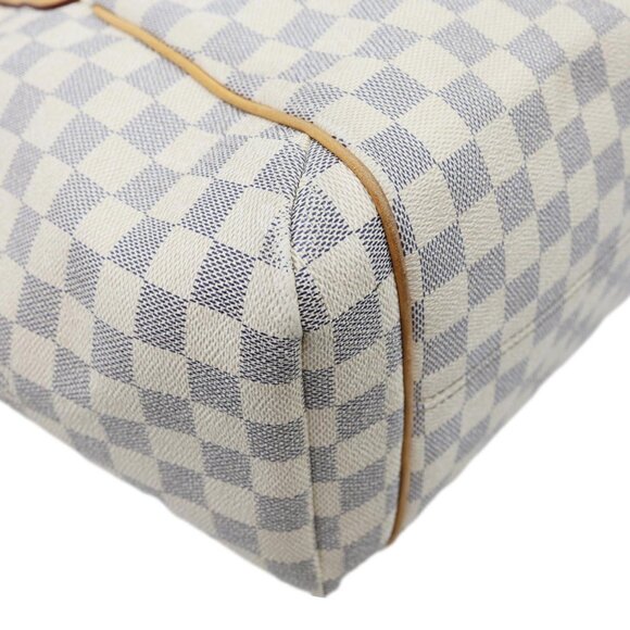 Louis Vuitton Totally MM Damier Azur Shoulder Bag White - Picture 6 of 14